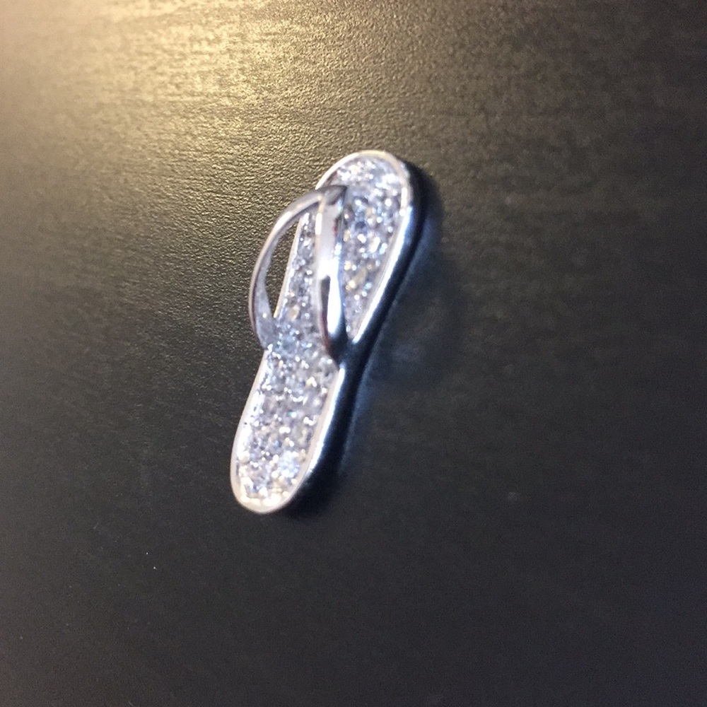 Flip-flop sandal pendant for a necklace